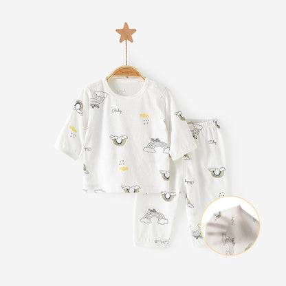 Breathable Cotton Baby Suit for Air-Conditioned Comfort