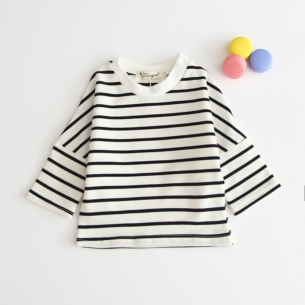 Soft cotton baby bottoming shirt, perfect for layering

