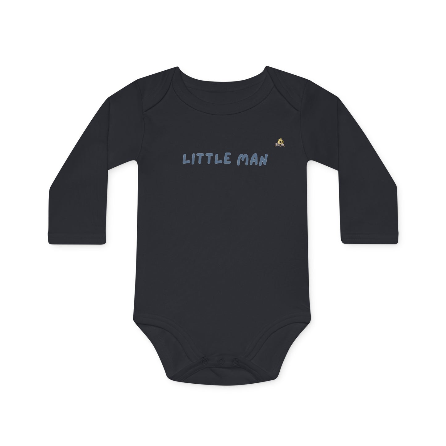 Little Man - Baby Long-Sleeve Organic Bodysuit