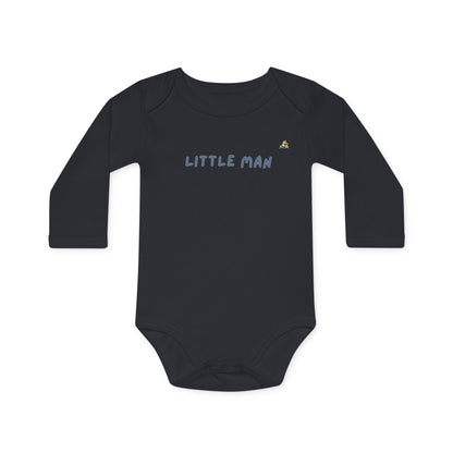 Little Man - Baby Long-Sleeve Organic Bodysuit