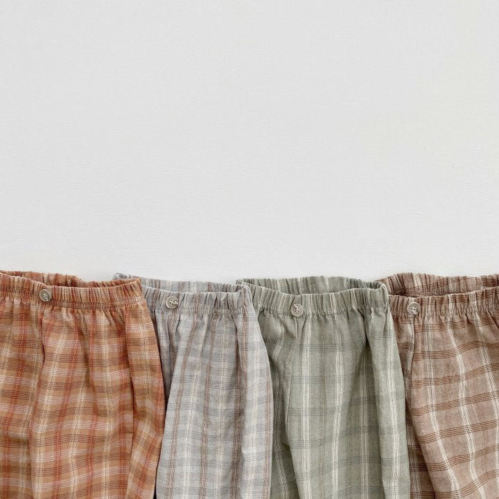 Soft Plaid Baby Pants for Everyday Wear