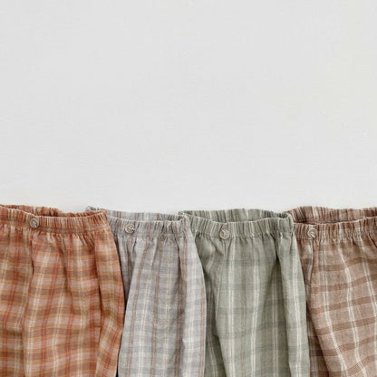 Soft Plaid Baby Pants for Everyday Wear