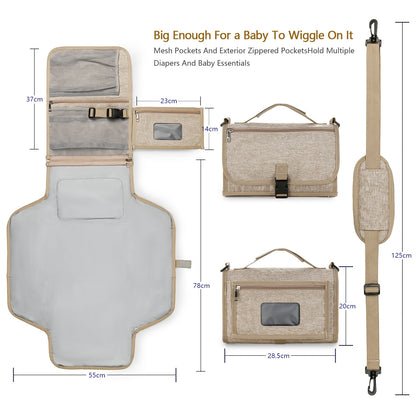 Travel-Friendly Baby Changing Mat with Waterproof Design