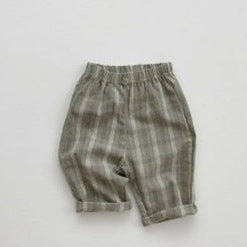 Soft Plaid Baby Pants for Everyday Wear