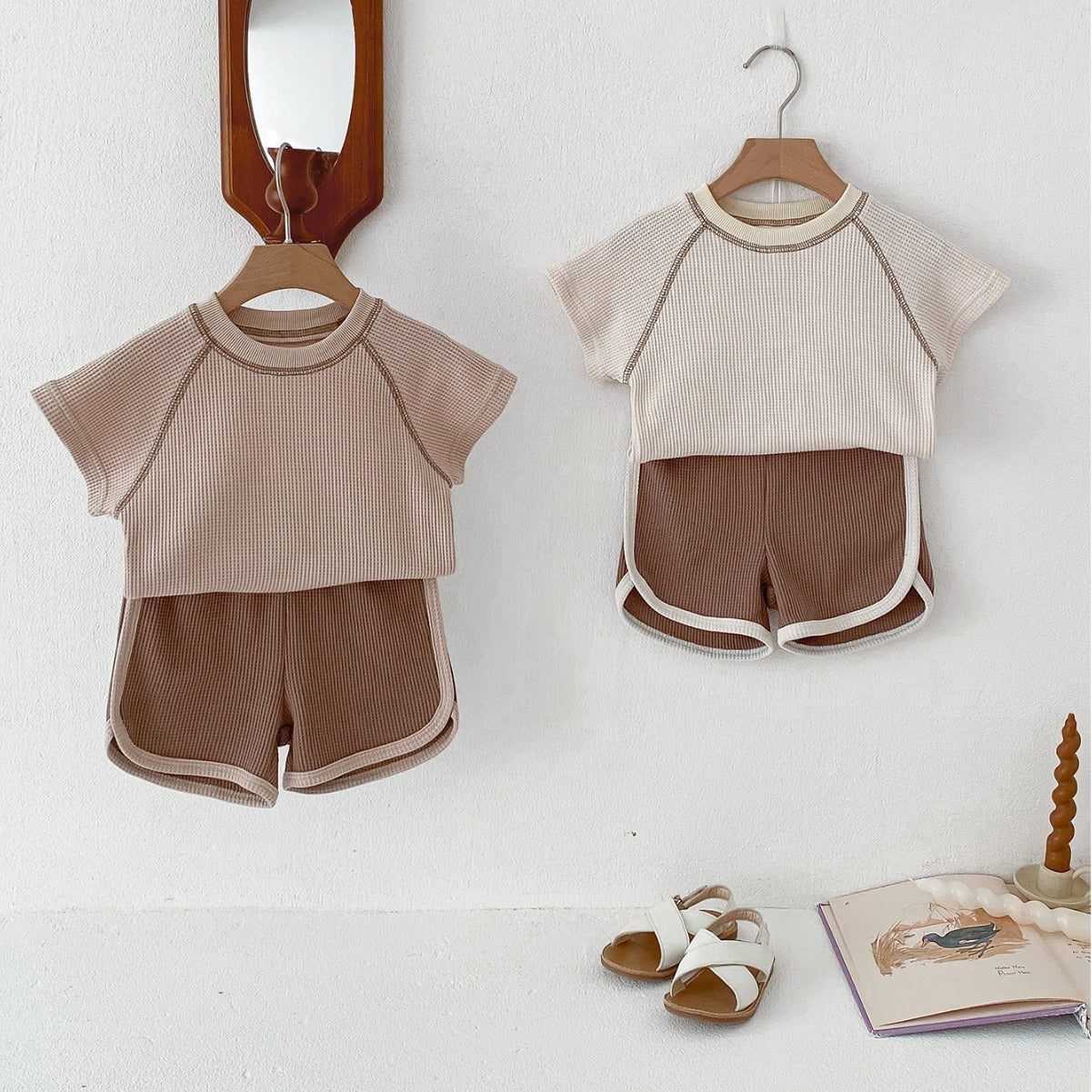 Cool & Comfy Summer Baby Set – Top & Shorts