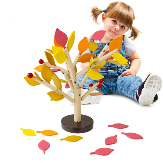 Building Block Leaf Tree DIY Handmade 3D Intelligence Toys