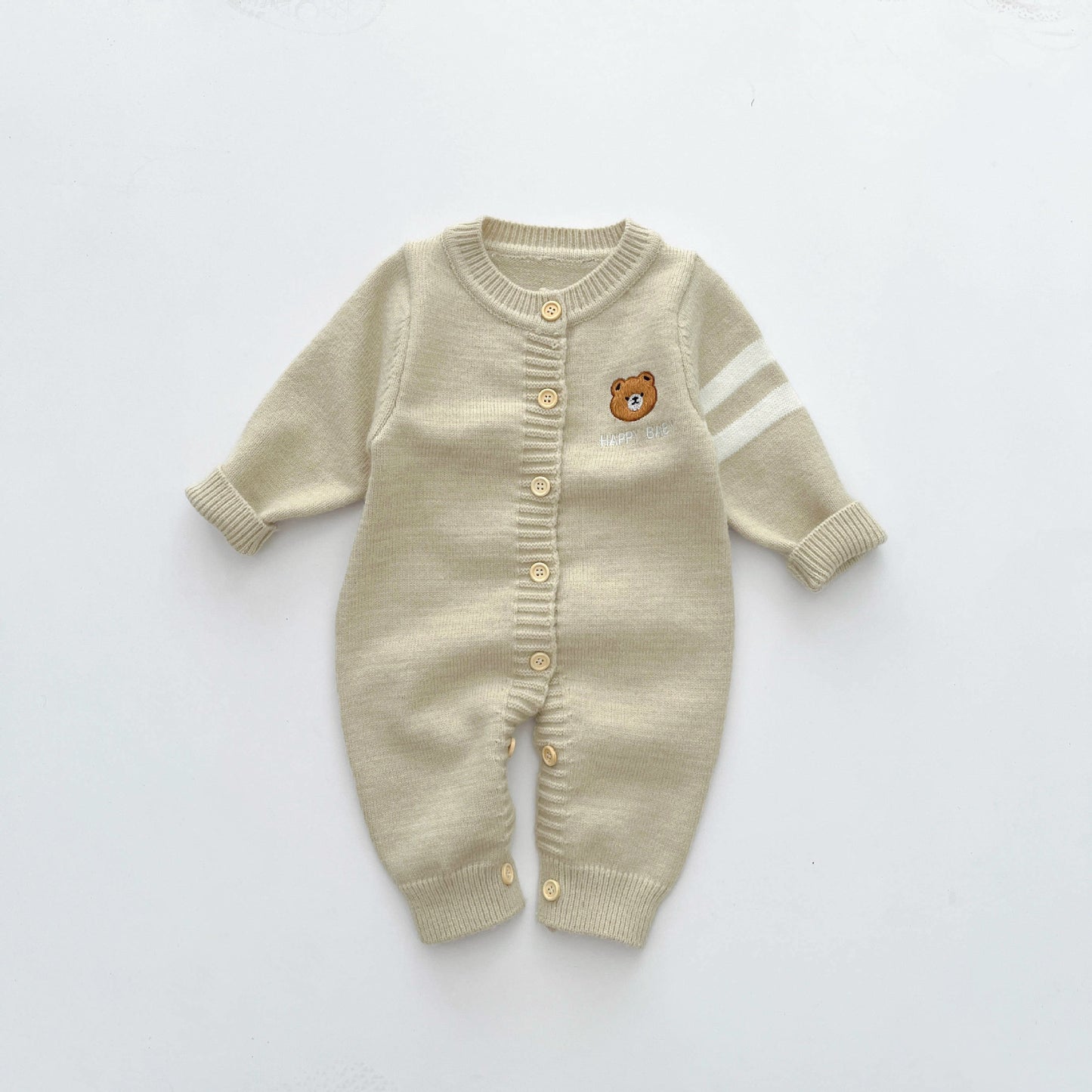 Baby Bear Knit Jumpsuit - Spring and Autumn Collection