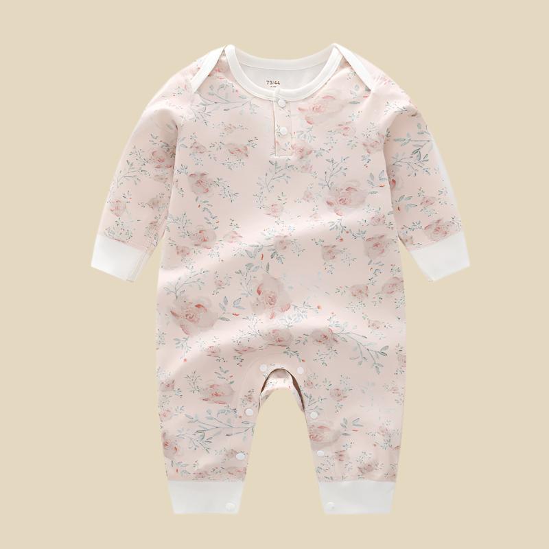 Spring & Autumn Organic Cotton Baby Jumpsuit