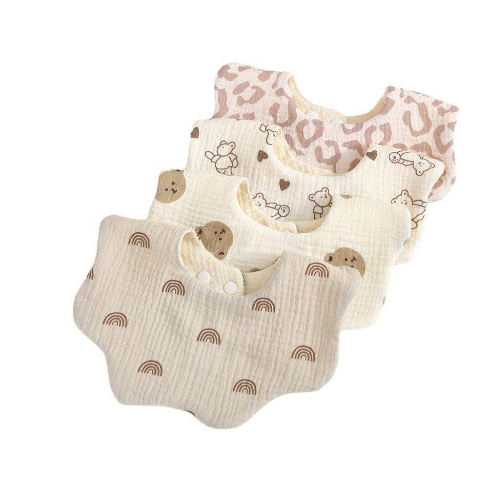 Soft and Absorbent Petal Baby Bib