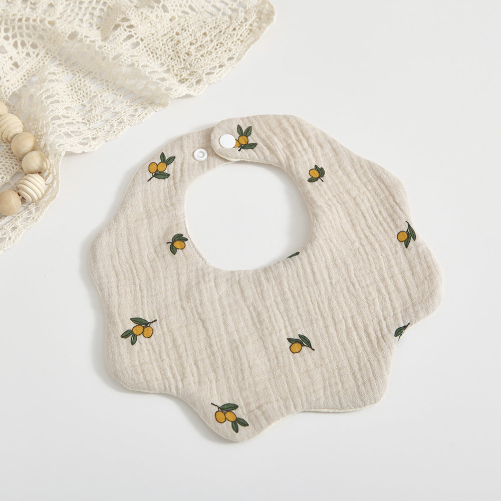 Soft and Absorbent Petal Baby Bib