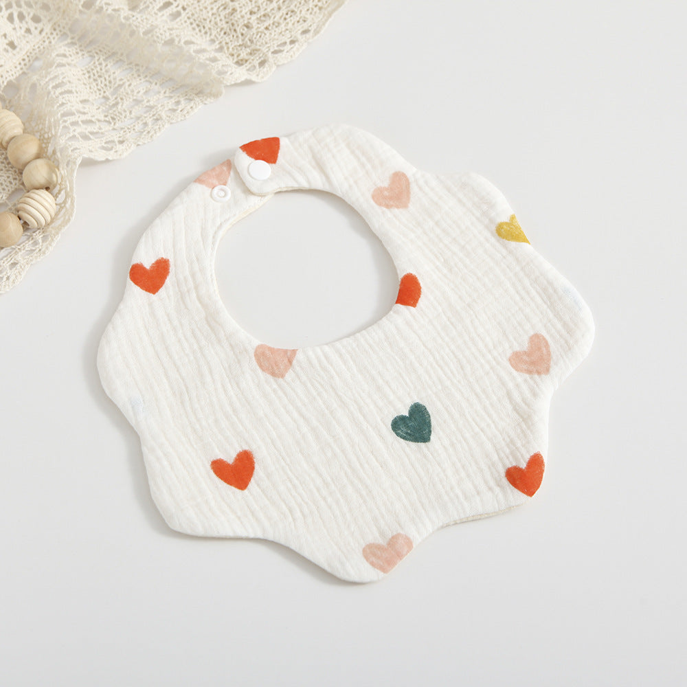 Soft and Absorbent Petal Baby Bib