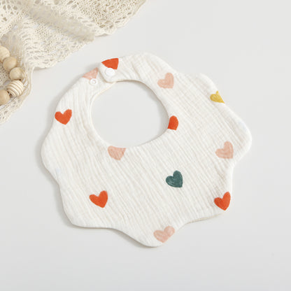 Soft and Absorbent Petal Baby Bib