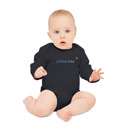 Little Man - Baby Long-Sleeve Organic Bodysuit