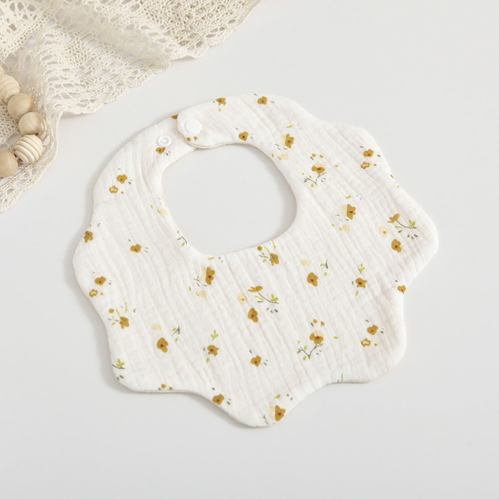 Soft and Absorbent Petal Baby Bib