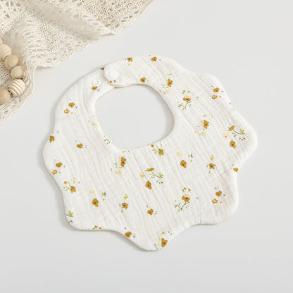 Soft and Absorbent Petal Baby Bib