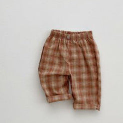 Soft Plaid Baby Pants for Everyday Wear