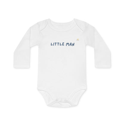 Little Man - Baby Long-Sleeve Organic Bodysuit