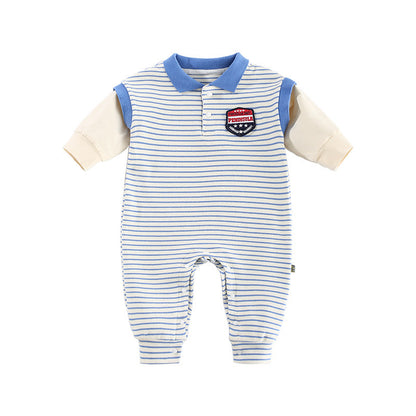 Striped Baby Onesie – Perfect for Fall Days