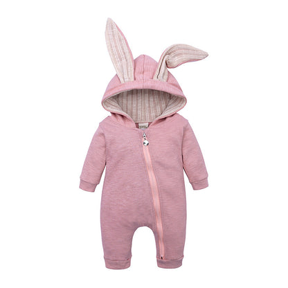 Cozy Rabbit Ears Romper – Perfect for Playtime