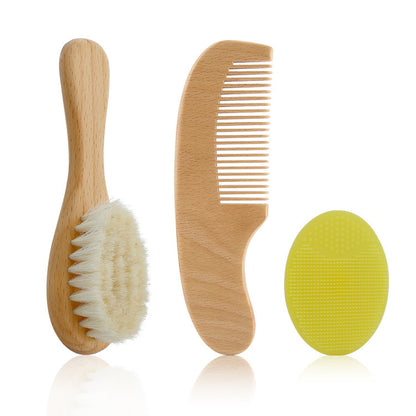 Baby Wool Brush Set – Gentle Grooming Essentials