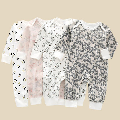 Spring & Autumn Organic Cotton Baby Jumpsuit