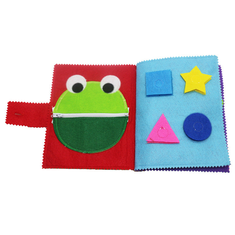 Kindergarten picture book children's handmade diy bag Montessori baby cloth book tear not bad early teach children cloth book