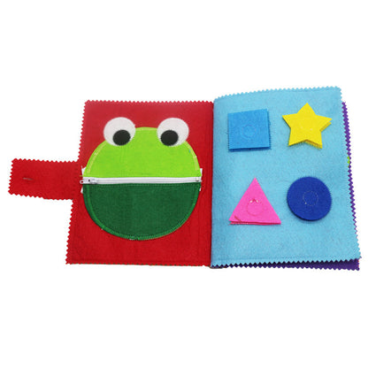 Kindergarten picture book children's handmade diy bag Montessori baby cloth book tear not bad early teach children cloth book