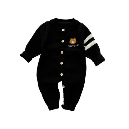 Baby Bear Knit Jumpsuit - Spring and Autumn Collection