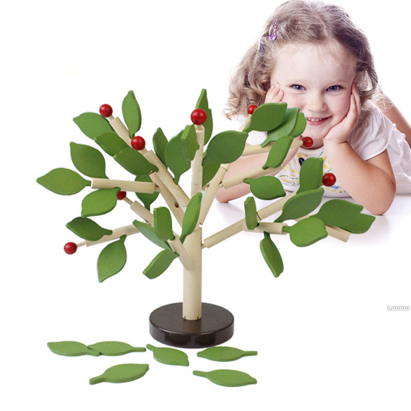 Building Block Leaf Tree DIY Handmade 3D Intelligence Toys