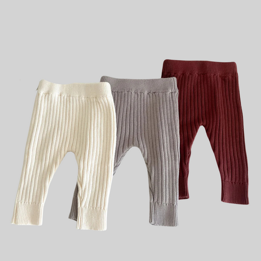 Soft Knitted Baby Leggings – Perfect for Playtime