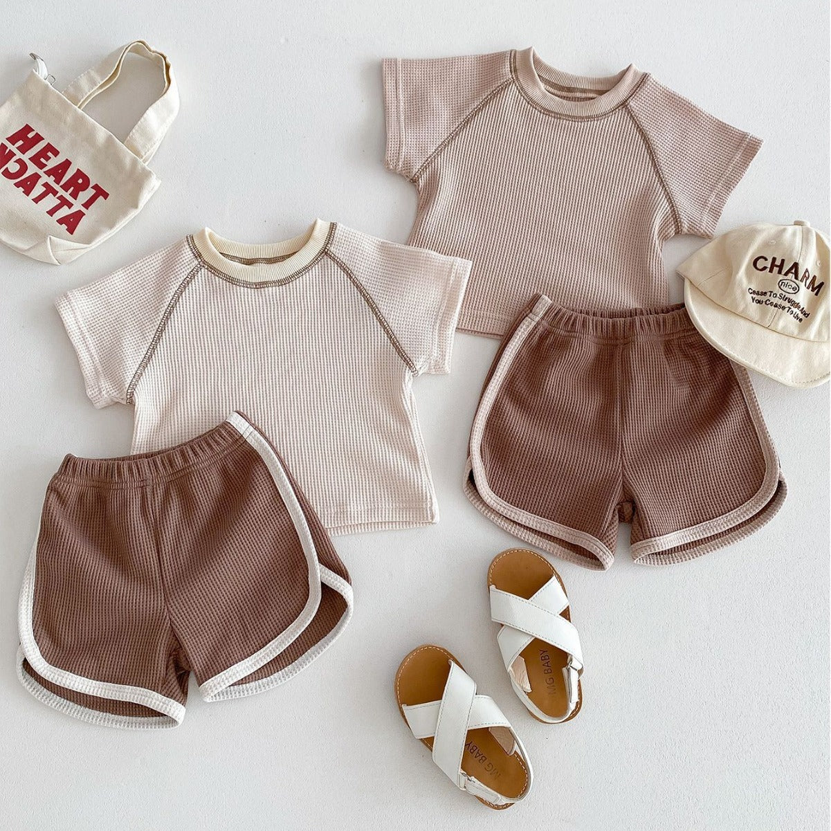 Cool & Comfy Summer Baby Set – Top & Shorts