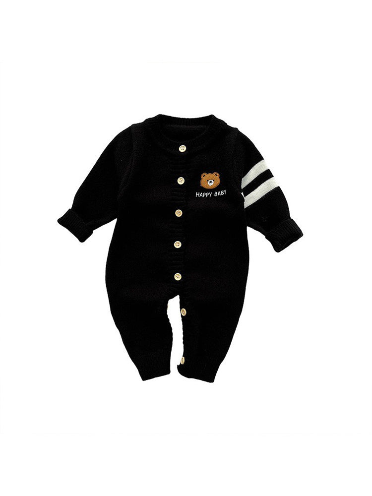 Baby Bear Knit Jumpsuit - Spring and Autumn Collection