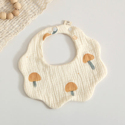 Soft and Absorbent Petal Baby Bib