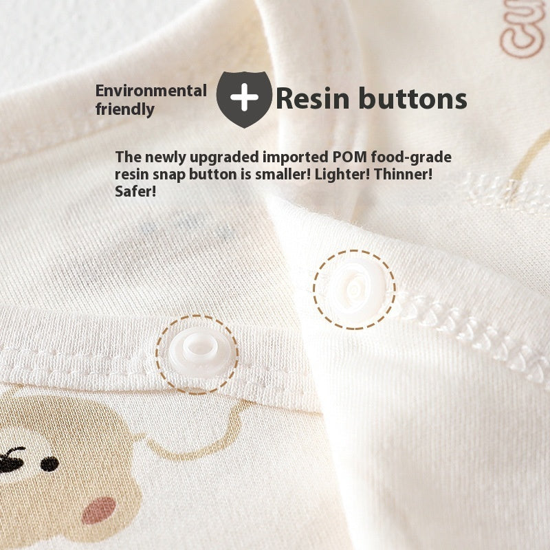 Pure Cotton Newborn Baby Rompers - Class A Comfort