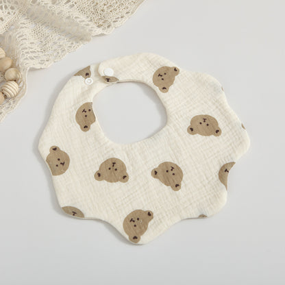 Soft and Absorbent Petal Baby Bib