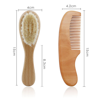 Baby Wool Brush Set – Gentle Grooming Essentials