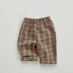 Soft Plaid Baby Pants for Everyday Wear