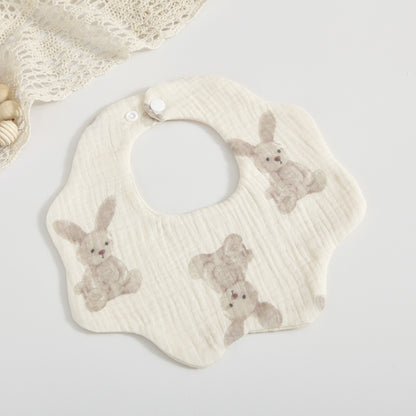 Soft and Absorbent Petal Baby Bib