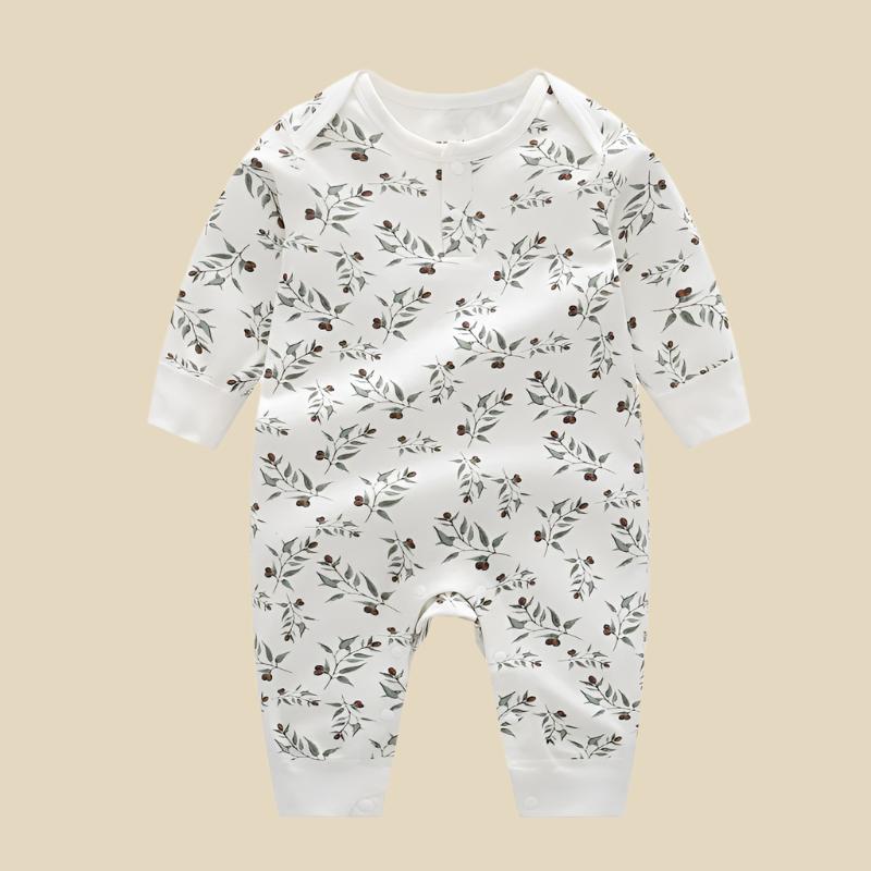 Spring & Autumn Organic Cotton Baby Jumpsuit