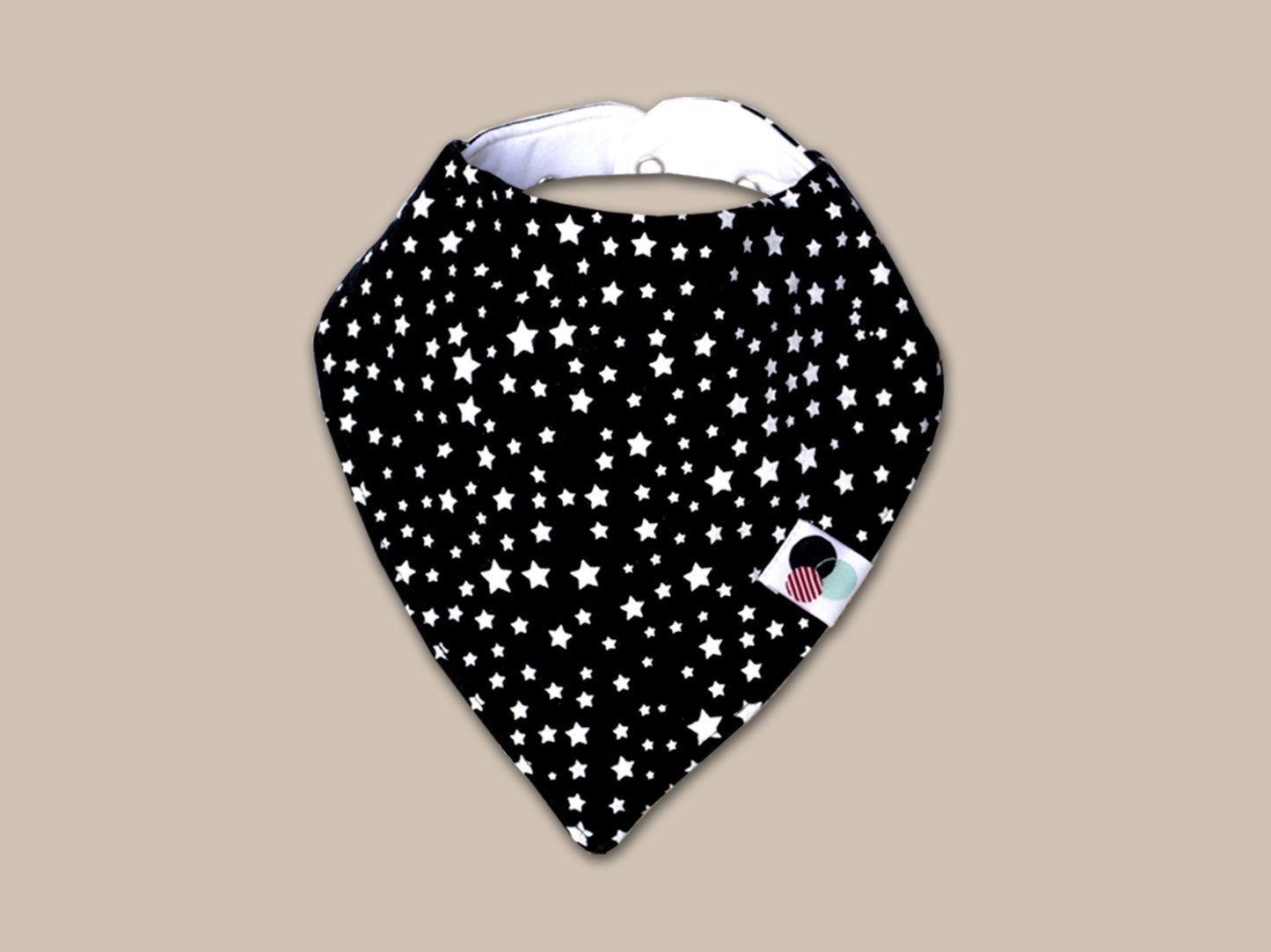 STARS | Premium Plus Baby Bandana Bib (organic cotton)