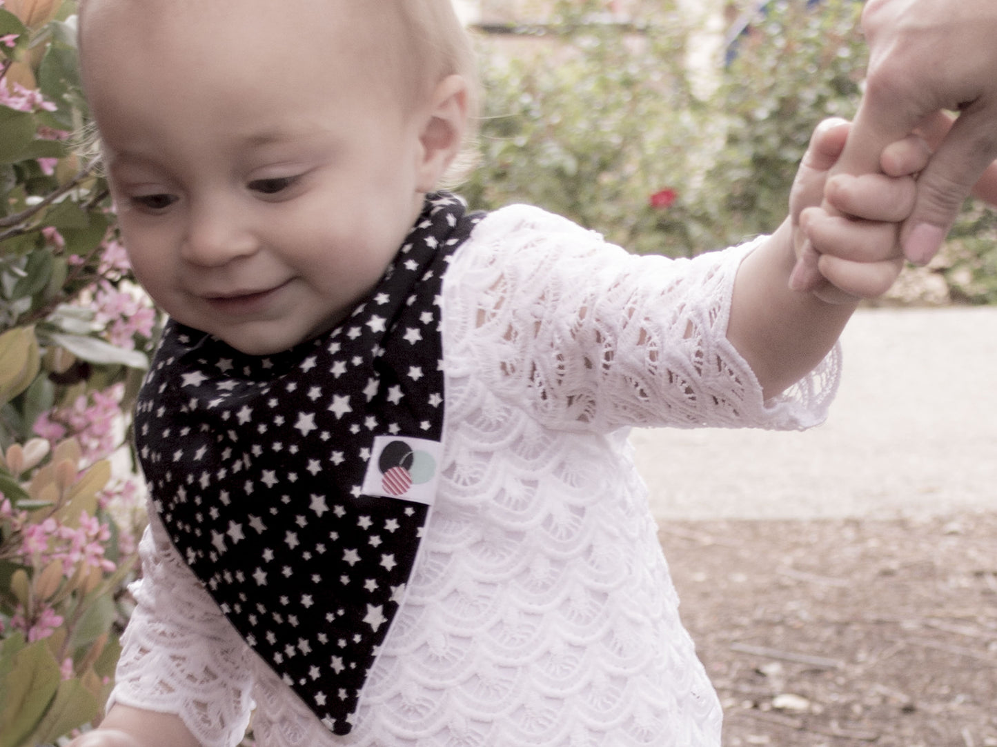 STARS | Premium Plus Baby Bandana Bib (organic cotton)