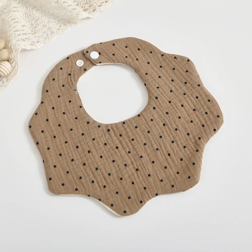 Soft and Absorbent Petal Baby Bib