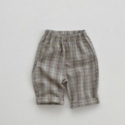 Soft Plaid Baby Pants for Everyday Wear