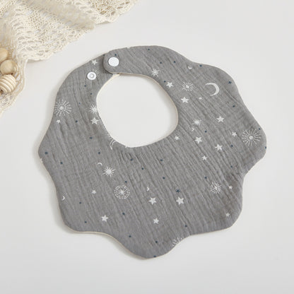 Soft and Absorbent Petal Baby Bib