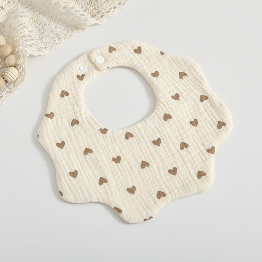 Soft and Absorbent Petal Baby Bib