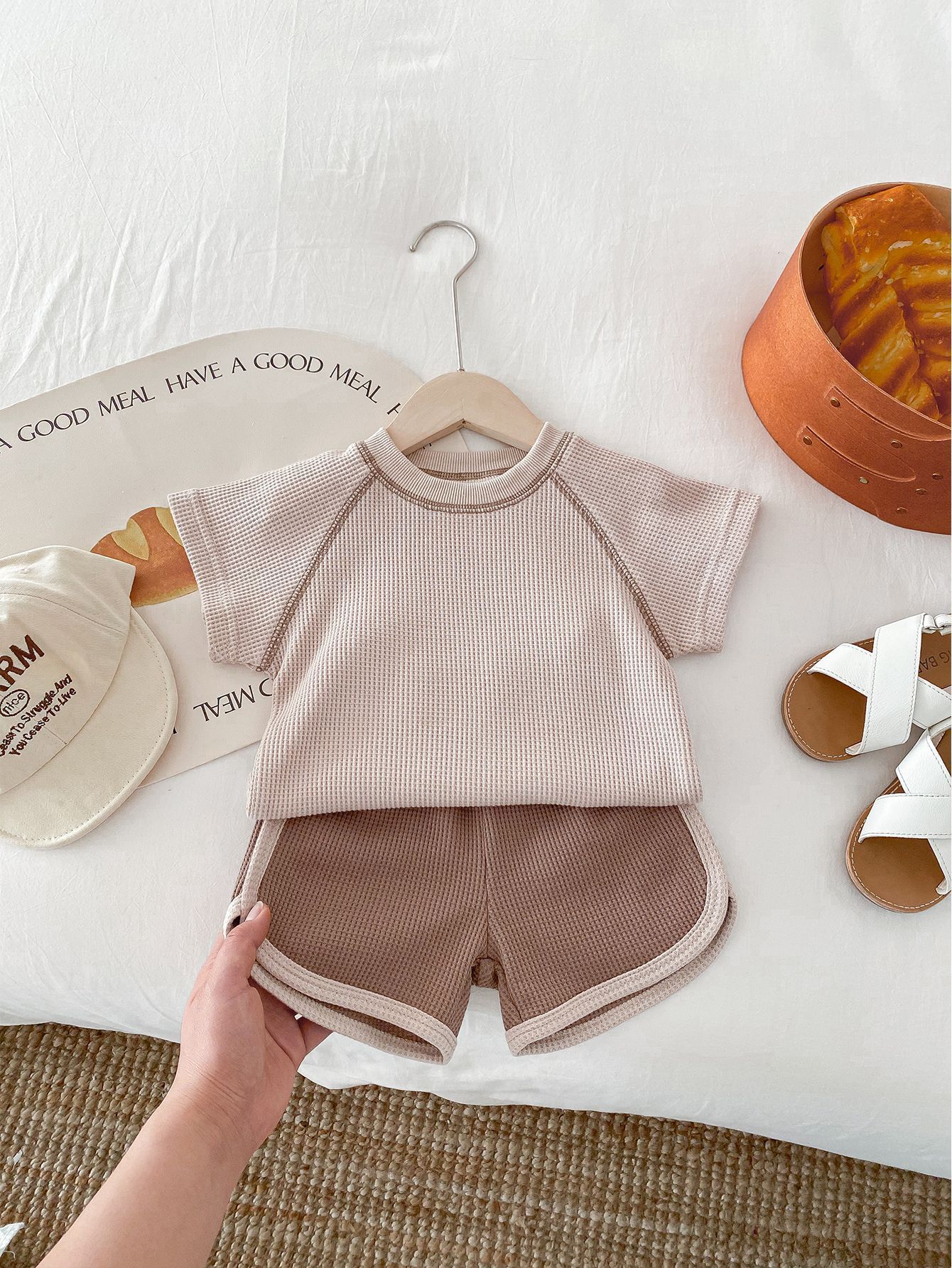 Cool & Comfy Summer Baby Set – Top & Shorts