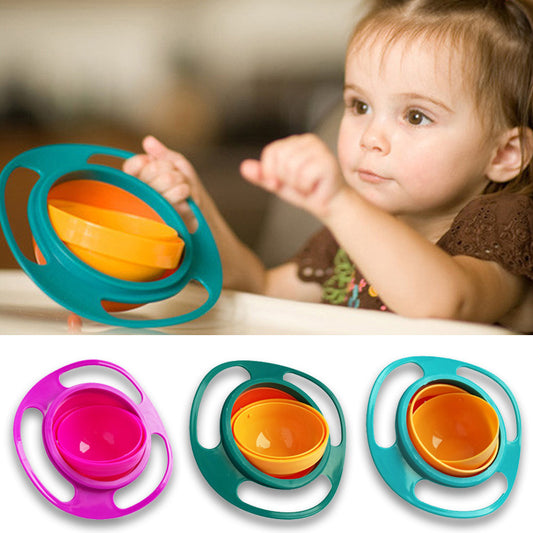 360° Rotate Universal Spill-Proof Bowl