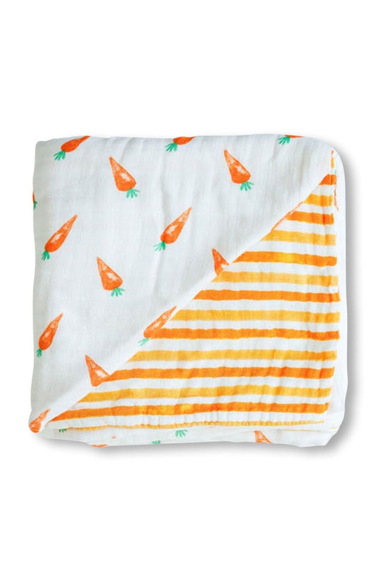 ORGANIC SNUG BLANKET - CARROTS